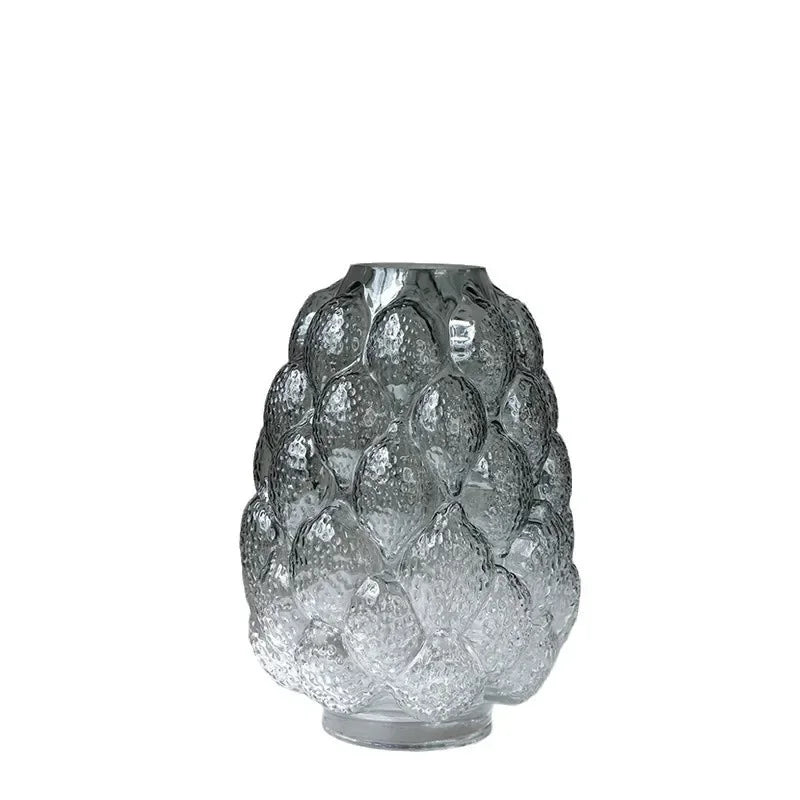 DecorBites™ Gradient Glass Vase for Home Decor & Hydroponic Flowers