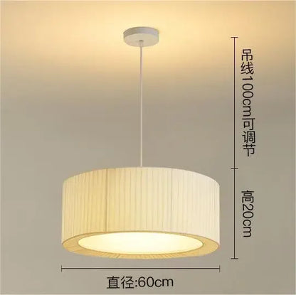 DecorBites™ Designer LED Fabric Pendant Light for Bedroom, Home Decor, Hanging Chandelier