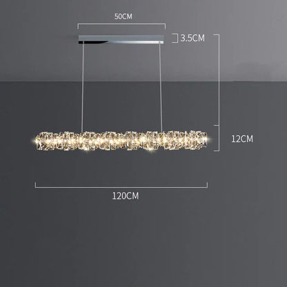 DecorBites™ Elegant Crystal Pendant Chandelier for Modern Dining Rooms