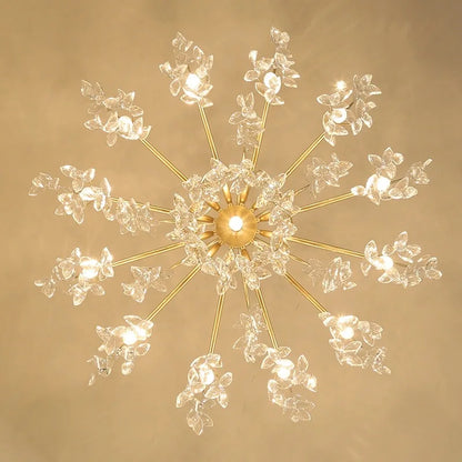 DecorBites™ Crystal Branch Chandelier: Modern Minimalist Luxury Lighting for Living Room and Bedroom