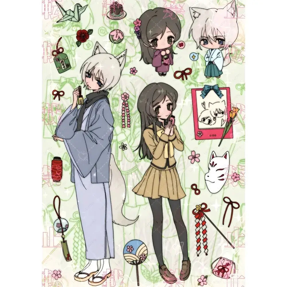 Póster vintage de Kamisama Kiss para decoración del hogar