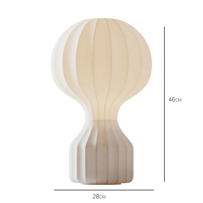 Silk Shade LED Floor Lamp