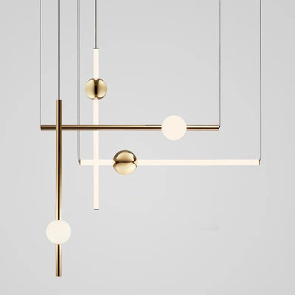 DecorBites™ Glass Pendant Lights: Modern Long Hanging Lamps for Kitchen, Dining Room, and Shop