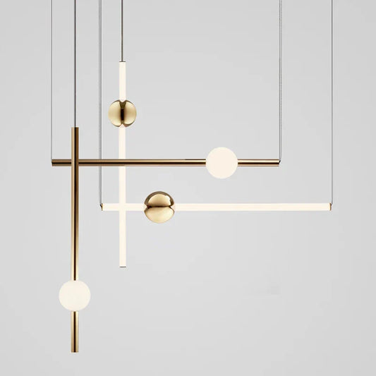 DecorBites™ Glass Pendant Lights: Modern Long Hanging Lamps for Kitchen, Dining Room, and Shop