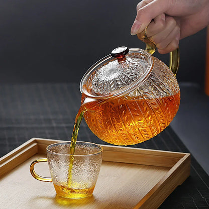 DecorBites™ Glass Teapot Infuser Gaiwan Puer Japanese Tea Pot Kitchen Accessories