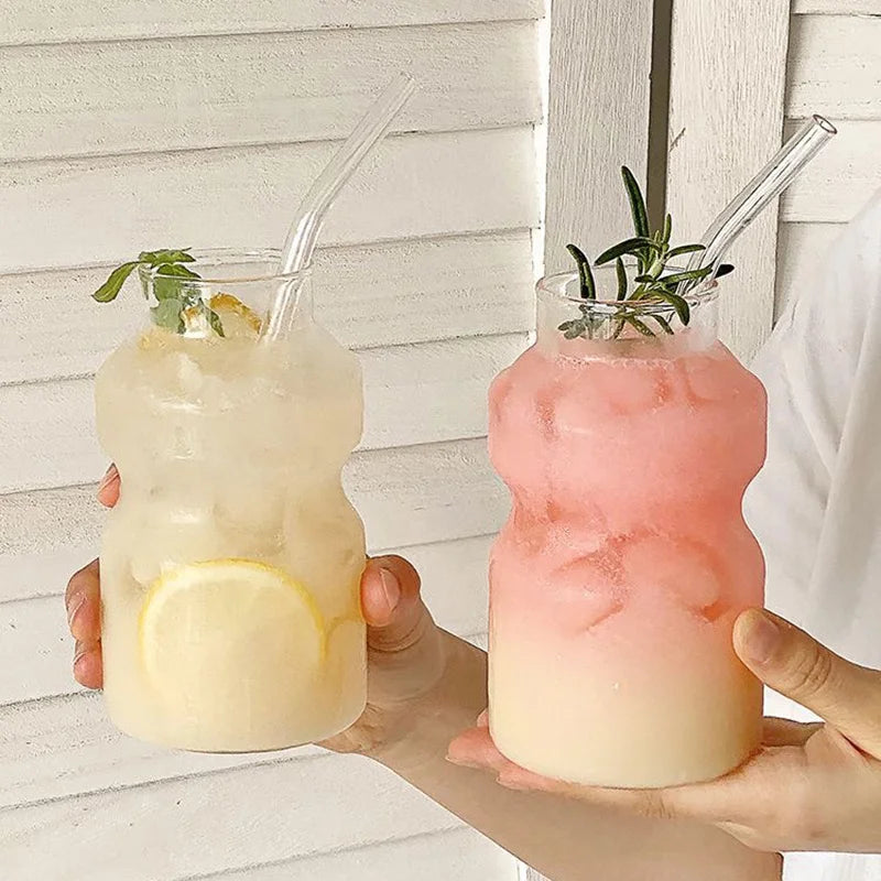 DecorBites™ Gourd Shape Cocktail Glass Mug, 440ml - Premium Drinkware for Coffee, Whiskey, Wine & Desserts