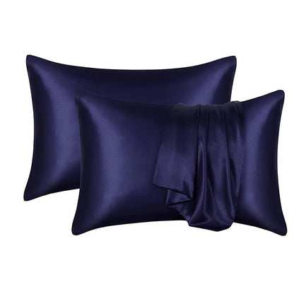 Decobites Luxe Rayon Pillowcase: Silky Smooth Satin Pillow Cover for Premium Comfort