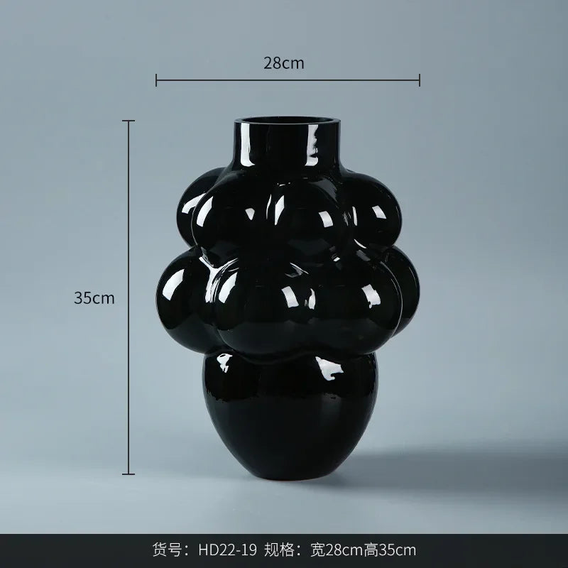 DecorBites™ Glass Vase Grape Geometric Hydroponic Planter Home Decoration