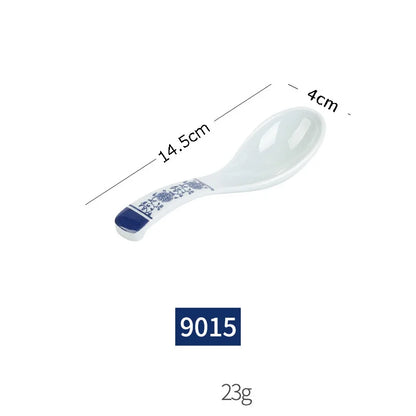 DecorBites™ Blue and White Imitation Porcelain Dinner Set