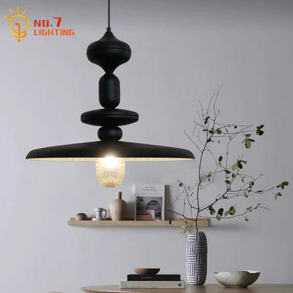 DecorBites™ Black Gyroscope Pendant Lights LED G9 Crystal Iron Art Minimalist Luxury