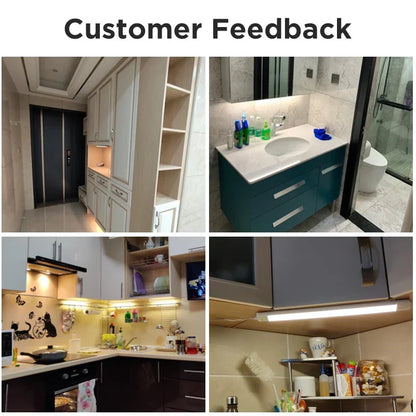DecorBites™ LED Tube Light Fixture for Home Kitchen Bedroom Cabinet Indoor Lighting