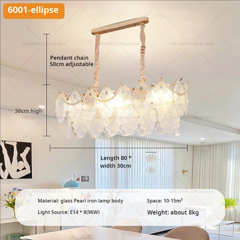 DecorBites™ Crystal Chandelier: Luxury Living Room Lighting for Elegant Home Decor