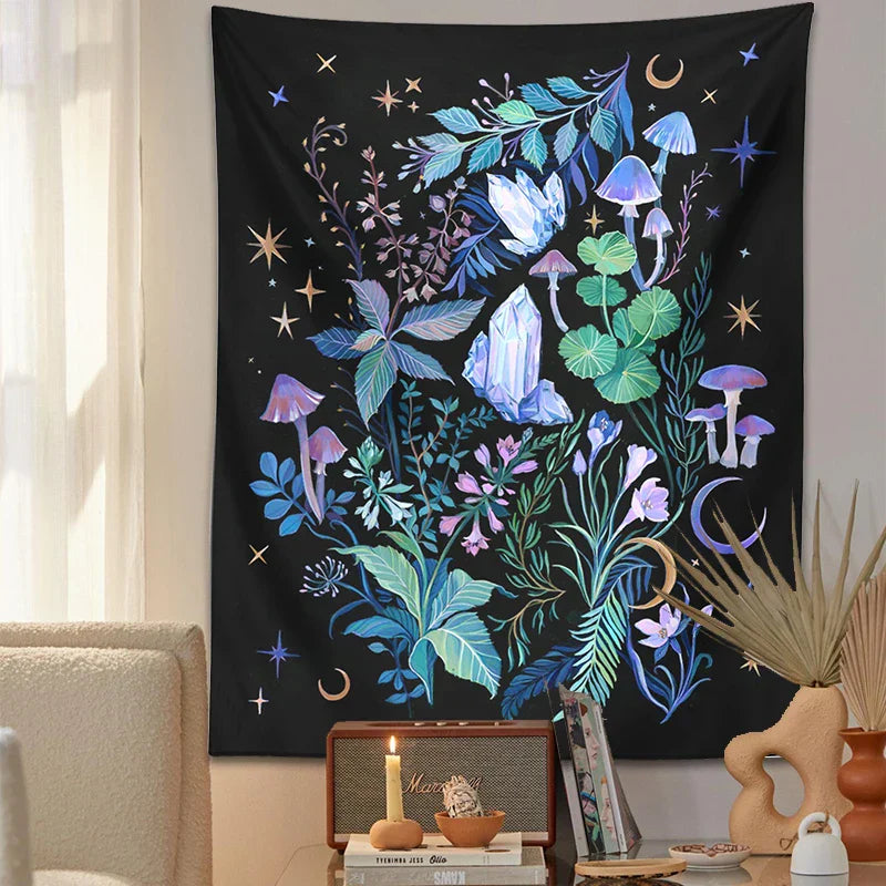 Decobites Magical Gardens Wall Tapestry for Bedroom, Dorm & Living Room Decor