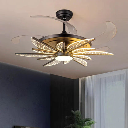 DecorBites™ Kids Bedroom Ceiling Fan with Remote Control and LED Light