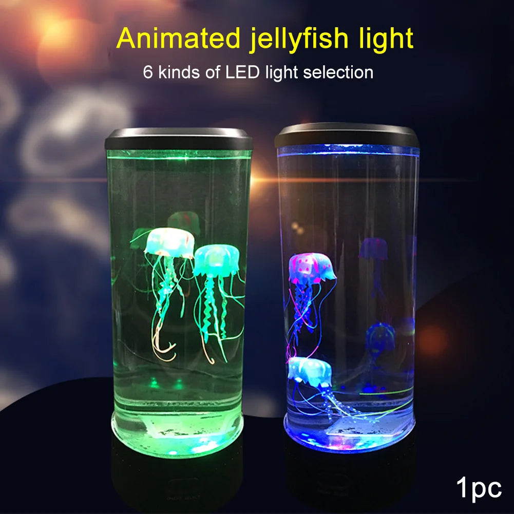 LED Jellyfish Night Lamp