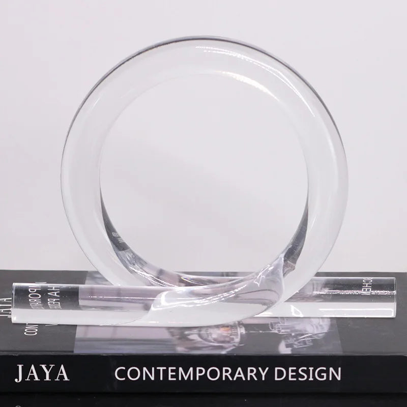 Adornos DecorBites™ de nudos geométricos de cuerda acrílica - Figuras decorativas para el hogar