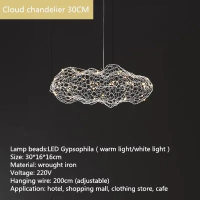 DecorBites™ Cloud Light: Nordic Design Floating Lamp for Bedroom, Hotel, Restaurant, Bar