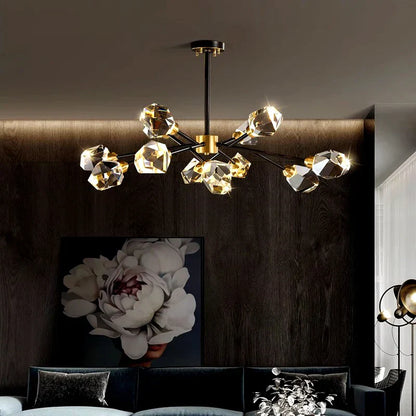 DecorBites™ LED Indoor Chandelier Lighting for Living Room, Bedroom, and Dining Room