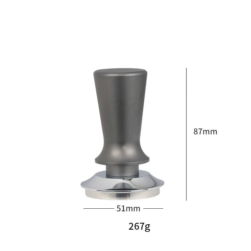 مكبس قهوة ديكوربايتس™ قابل للتعديل | قاعدة مسطحة من الفولاذ المقاوم للصدأ | أداة باريستا