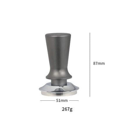 مكبس قهوة ديكوربايتس™ قابل للتعديل | قاعدة مسطحة من الفولاذ المقاوم للصدأ | أداة باريستا