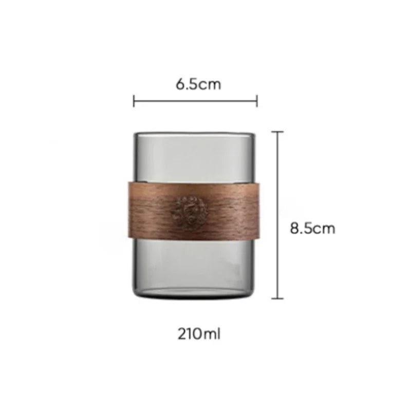 Decorbites™ Japanisches Glas-Teetasse hitzebeständiger Meisterbecher Haftasschenbecher für zu Hause