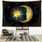 Decobites Sun Moon Tarot Tapestry: Mystical Abstract Art for Home Decor