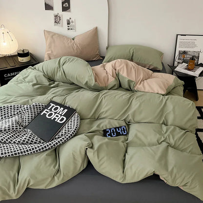 طقم غطاء لحاف قطني من DecorBites™ مع أربطة زاوية