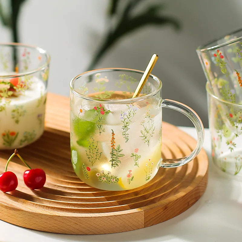 Decorbites™ Großkapazitäts-Glasbecher mit Skala, hitzebeständig, niedliches Design – Perfektes Geschenk