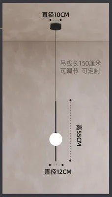 Lámpara de techo LED con bola de cristal DecorBites™ para decoración e iluminación del hogar