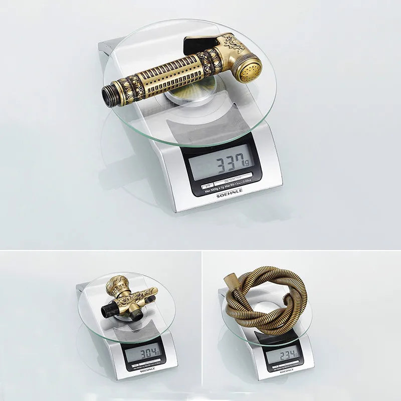 DecorBites™ Brass Bidet Shattaf System for Hygienic Washing and Anal Shower