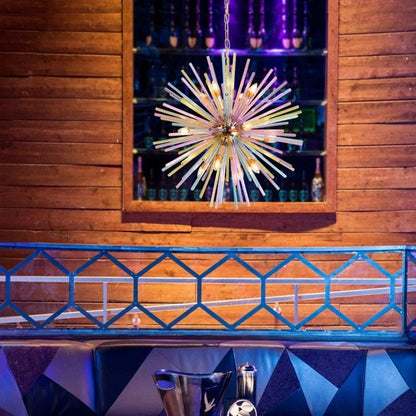 DecorBites™ Dandelion Chandelier: Colorful LED Pendant Lamp, Modern and Personalized Fashion