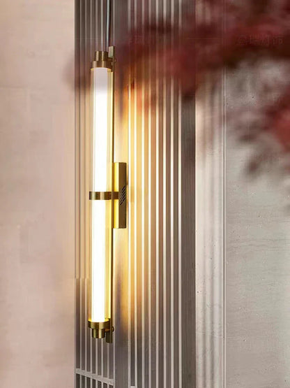 DecorBites™ LED Glass Wall Lamp for Living Room Bedroom Café Restaurant, Minimalist Postmodern Design