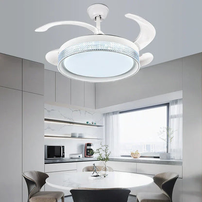 DecorBites™ Invisible Chandelier LED Ceiling Fan with Light: High-Quality & Wholesale Price