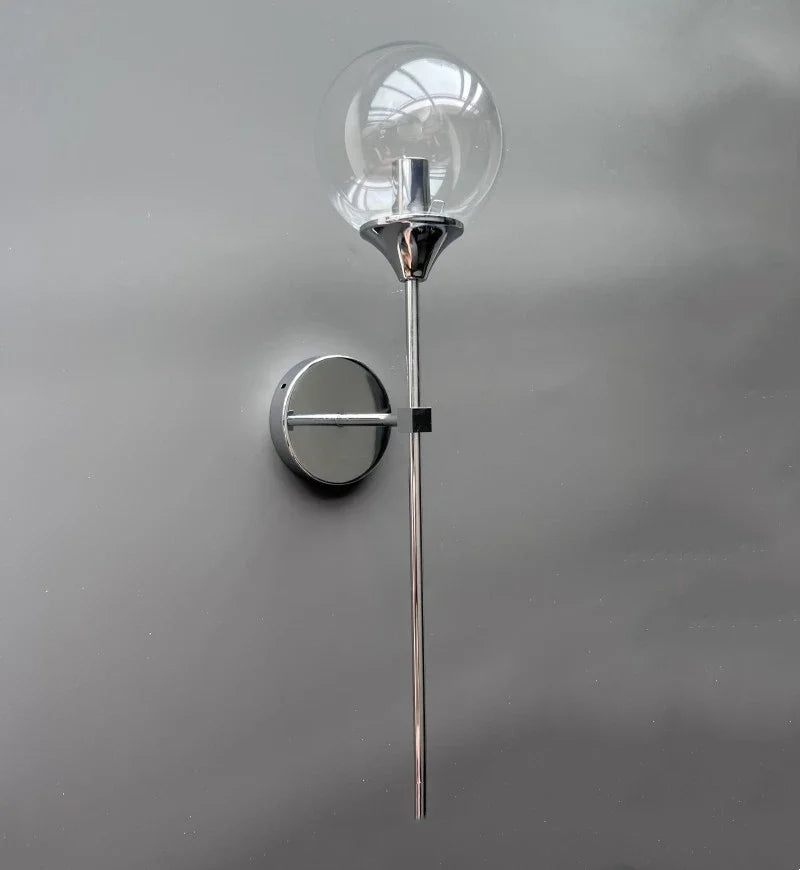 Round Glass Wall Sconce