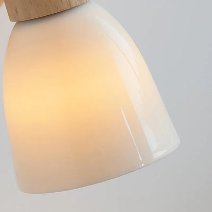 Aplique de pared LED DecorBites™ de madera de hierro, lámpara de noche giratoria, aplique de pared