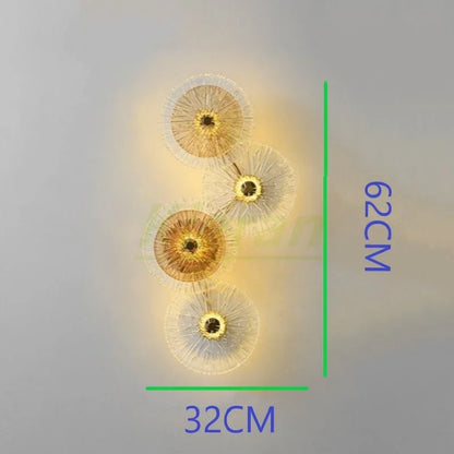 Lámparas de pared LED de cristal DecorBites™ para la decoración de la sala de estar y el dormitorio