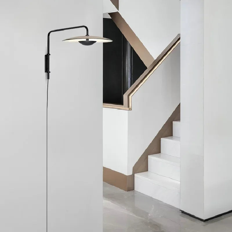 DecorBites™ Iron Art Swing Arm Wall Lamp Home Decor Adjustable Sconce