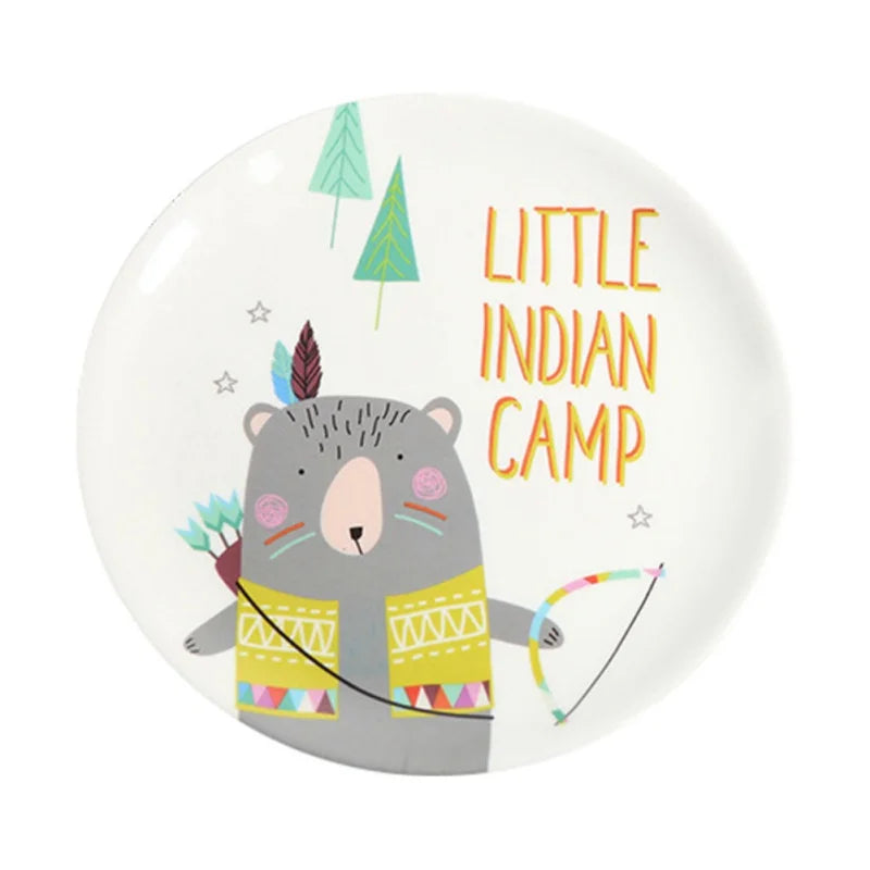 Juego de platos DecorBites™ con forma de hueso para aperitivos - Plato pequeño de melamina para dulces, pasteles y golosinas