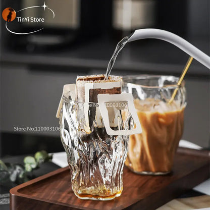 DecorBites™ Heat-Resistant Glass Drinkware Set for Home Bar: Coffee, Wine, Whiskey, Tea, Juice.