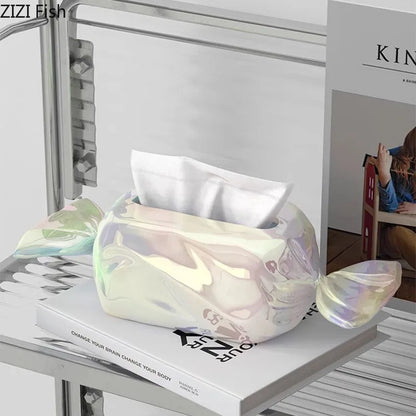 DecorBites™ Candy-Shaped Ceramic Tissue Box Holder - Modern Home Decor