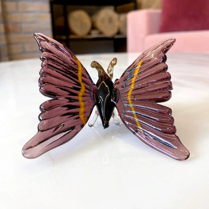 Figura de mariposa de cristal DecorBites™ Pisapapeles de vidrio, escultura, decoración navideña, regalo