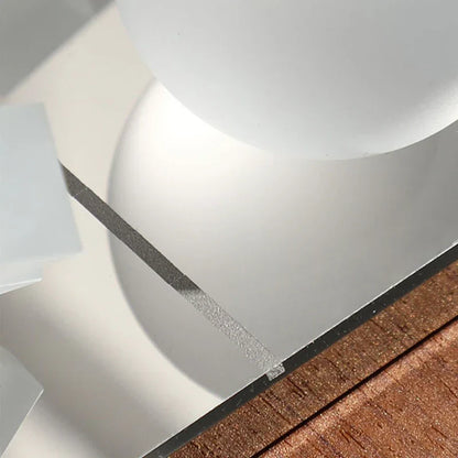 DecorBites™ Frosted Glass Geometric Chessboard - Home Decor Handicrafts & Accessories