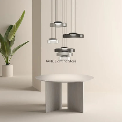Lámpara colgante LED de cristal DecorBites™ para decoración moderna del hogar