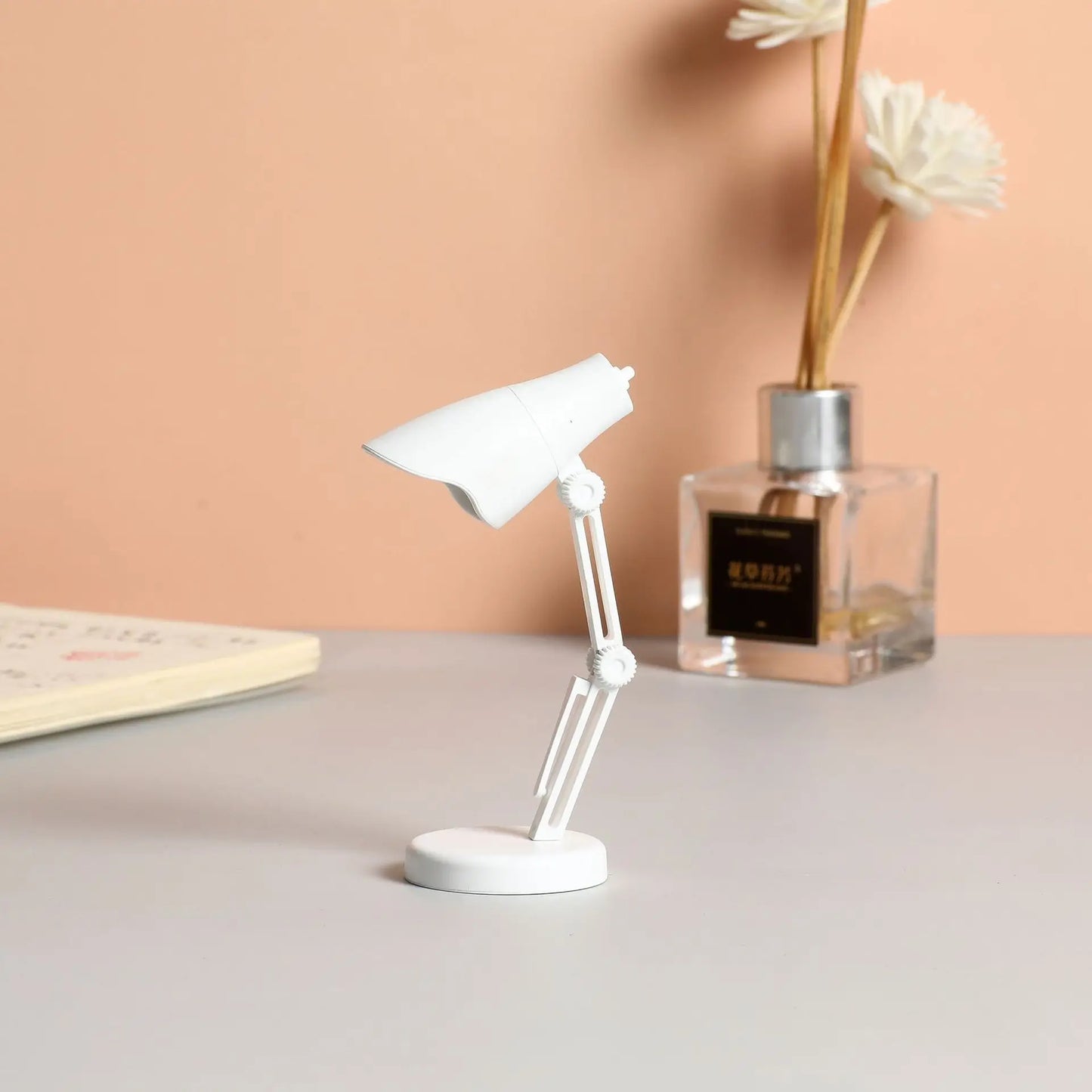 DecorBites™ LED Mini Desk Lamp with Clip, Foldable Design, Magnetic Base, Eye Protection, for Bedroom & Study