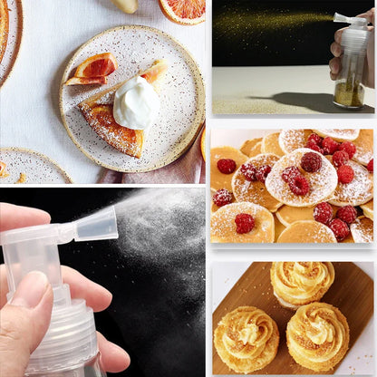 DecorBites™ Glitter Powder Spray Bottle for Cake Decoration and Baking
