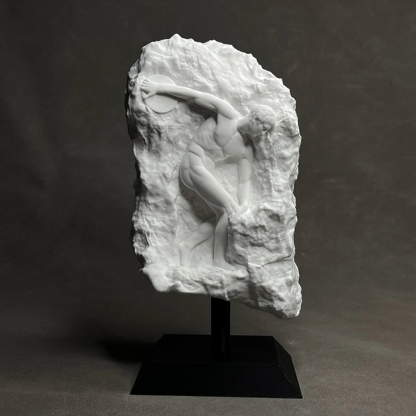 DecorBites™ Discus Throwing Nude Sculpture Home Decor Figurine