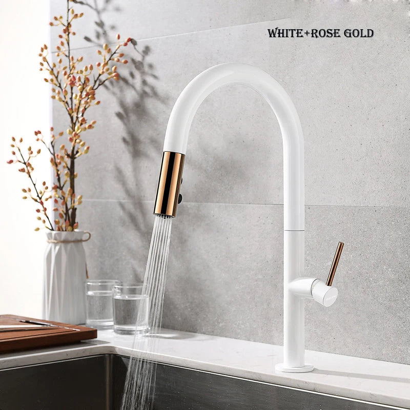 Black Modern Kitchen Faucet