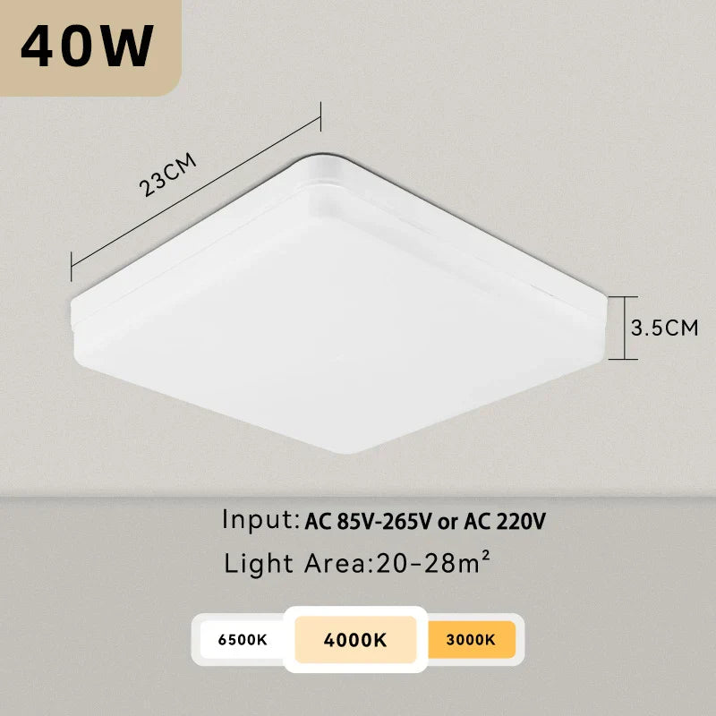 Decorbites™ LED-Deckenleuchter-Paneelleuchte für Heimdekoration und Beleuchtung