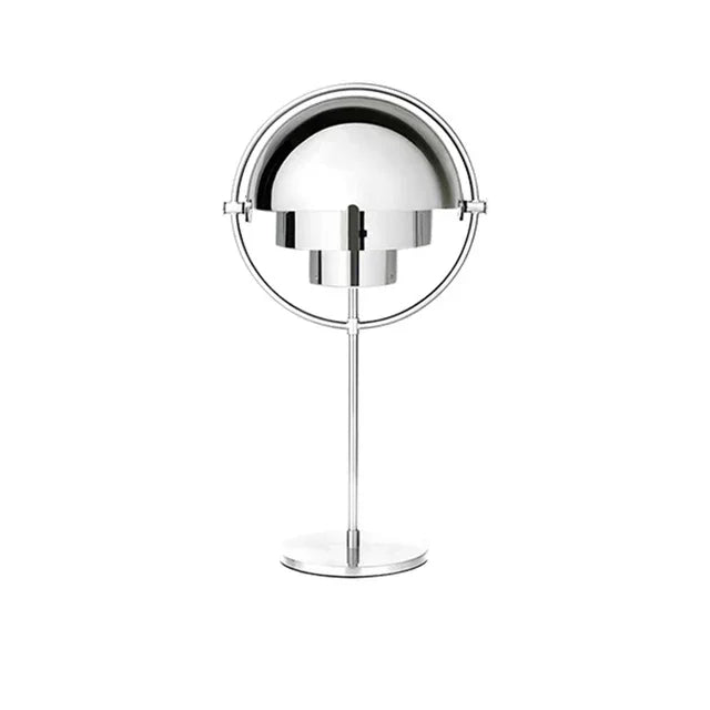 مصباح أرضي معدني باللون الأسود والذهبي من DecorBites™ لديكور غرفة المعيشة وغرفة النوم العصرية