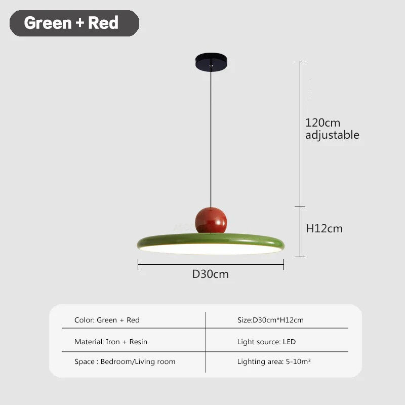 Lámpara colgante LED DecorBites™ Cream Wind Saucer para iluminación interior